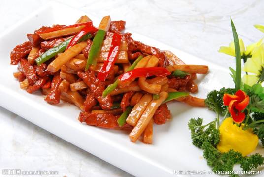 杏鲍菇炒牛肉