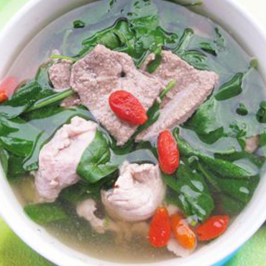 枸杞叶瘦肉汤