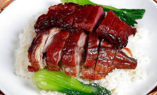 蜜汁鸭腿饭