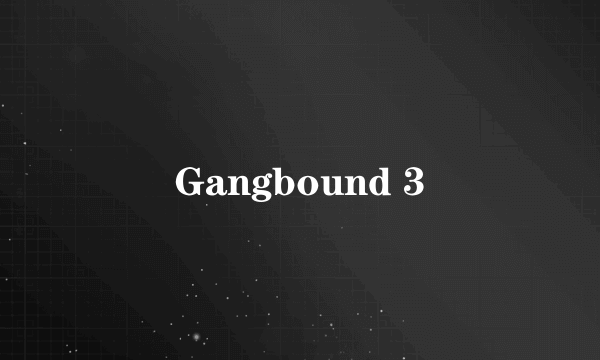 Gangbound 3