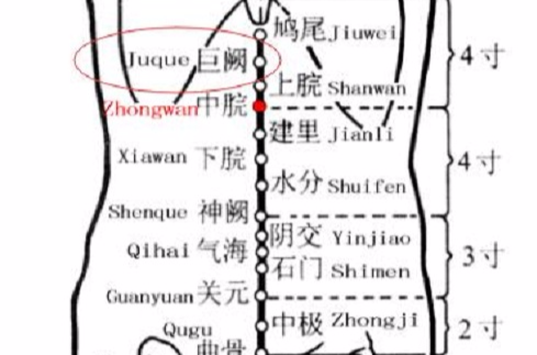 巨阙穴