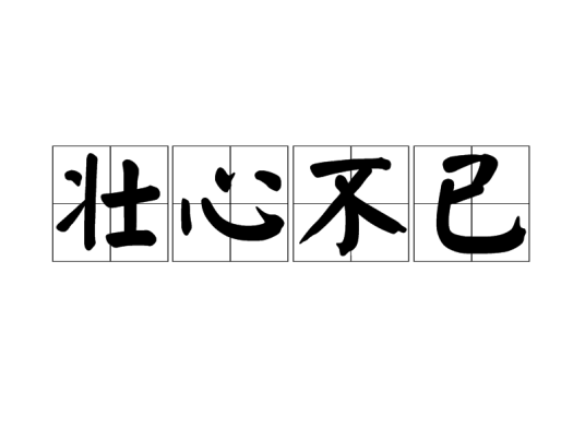 壮心不已