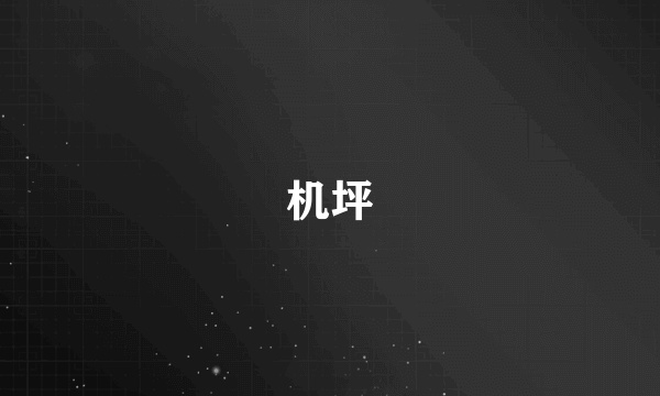 机坪