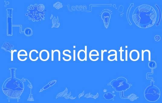 reconsideration