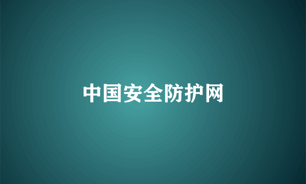 中国安全防护网