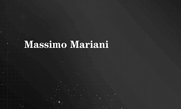 Massimo Mariani