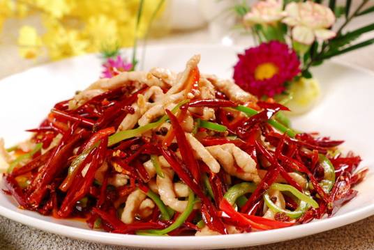 干煸鸡丝