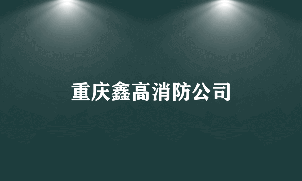 重庆鑫高消防公司