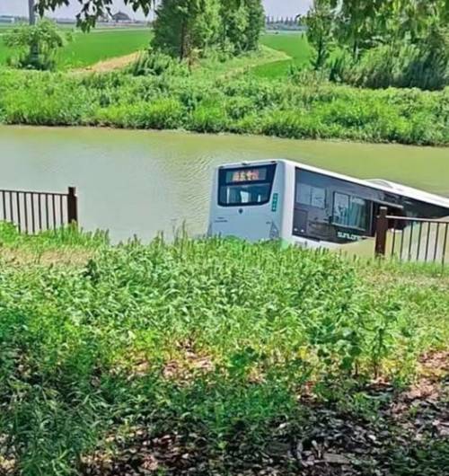 8·4上海公交车驶入河道事故