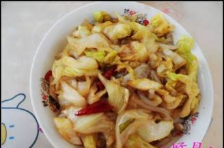 卷心菜炒粉条