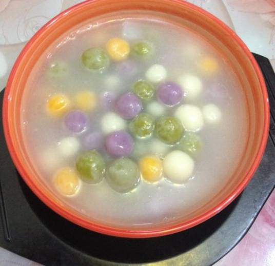 汤圆水果羹