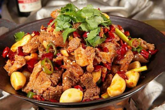 干锅牛肉