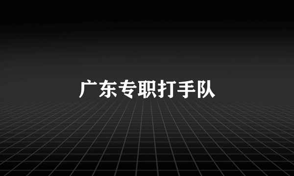 广东专职打手队